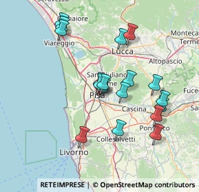 Mappa Via Cosimo Ridolfi, 56124 Pisa PI, Italia (14.15778)