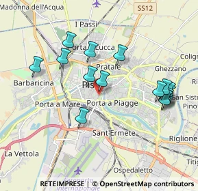 Mappa Via Giovanni Bovio, 56125 Pisa PI, Italia (1.99533)