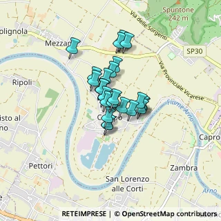 Mappa Via Francesco Pardi, 56017 San Giuliano Terme PI, Italia (0.54615)