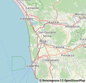 Mappa 56125 Pisa PI, Italia (8.86727)
