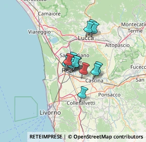 Mappa Piazza Caduti di El Alamein, 56124 Pisa PI, Italia (7.28857)