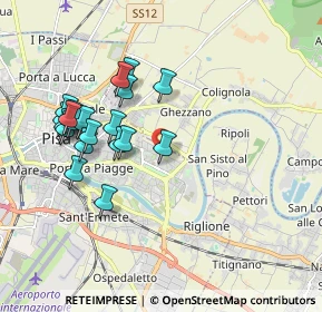 Mappa Piazza Caduti di El Alamein, 56124 Pisa PI, Italia (1.917)