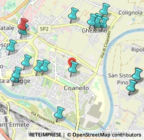 Mappa Piazza Caduti di El Alamein, 56124 Pisa PI, Italia (1.4195)