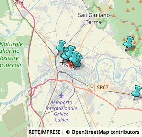 Mappa Lungarno Bruno Buozzi, 56124 Pisa PI, Italia (2.4)