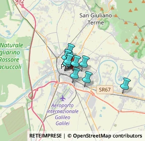 Mappa Lungarno Bruno Buozzi, 56124 Pisa PI, Italia (1.49818)