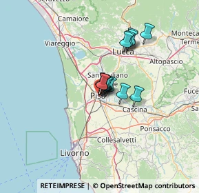 Mappa Lungarno Bruno Buozzi, 56124 Pisa PI, Italia (7.95286)