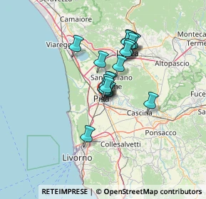 Mappa Lungarno Bruno Buozzi, 56124 Pisa PI, Italia (9.495)