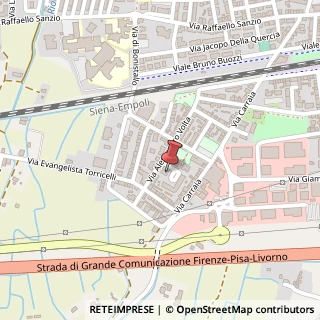 Mappa Via A. Einstein, 12-14, 50053 Empoli, Firenze (Toscana)