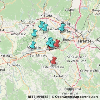 Mappa Via Flavio Gioia, 50053 Empoli FI, Italia (9.35545)