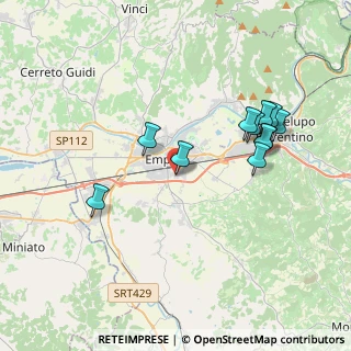 Mappa Via Flavio Gioia, 50053 Empoli FI, Italia (3.77818)