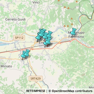 Mappa Via Flavio Gioia, 50053 Empoli FI, Italia (2.33667)