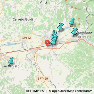 Mappa Via Niccolò Copernico, 50053 Empoli FI, Italia (3.46455)
