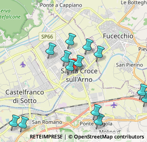 Mappa Largo Giuseppe Viviani, 56029 Santa Croce sull'Arno PI, Italia (2.30231)