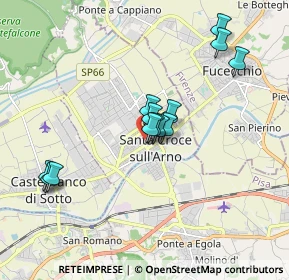 Mappa Via Viviani, 56029 Santa Croce sull'Arno PI, Italia (1.59769)