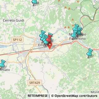 Mappa Via Felice Cavallotti, 50053 Empoli FI, Italia (4.12308)