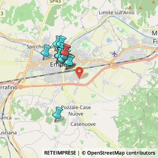 Mappa Via Luigi Pasteur, 50053 Empoli FI, Italia (1.52333)