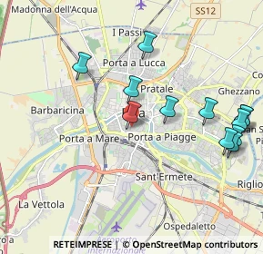 Mappa 56125 Pisa PI, Italia (2.25667)