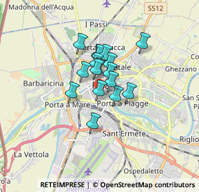 Mappa 56125 Pisa PI, Italia (1.04882)