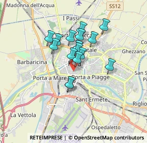 Mappa 56125 Pisa PI, Italia (1.26824)