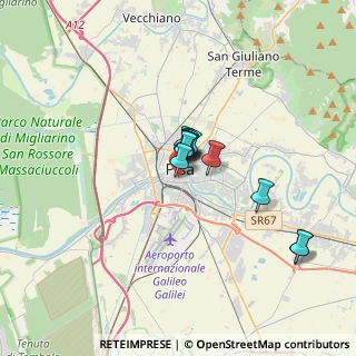 Mappa Via Filippo Turati, 56125 Pisa PI, Italia (2.23091)
