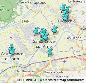 Mappa Via Alfredo Mainardi, 56029 Santa Croce sull'Arno PI, Italia (1.83786)