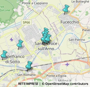 Mappa Via Alfredo Mainardi, 56029 Santa Croce sull'Arno PI, Italia (1.44583)