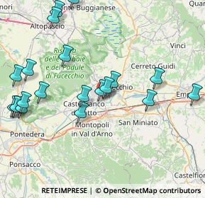 Mappa Via Alfredo Mainardi, 56029 Santa Croce sull'Arno PI, Italia (9.8345)