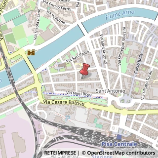 Mappa Via Giovanni Maria Lavagna, 28, 56125 Pisa, Pisa (Toscana)