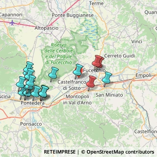 Mappa Via della Stira, 56029 Santa Croce sull'Arno PI, Italia (9.5895)