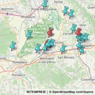 Mappa Via della Stira, 56029 Santa Croce sull'Arno PI, Italia (8.437)