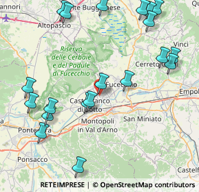 Mappa Via della Stira, 56029 Santa Croce sull'Arno PI, Italia (10.449)