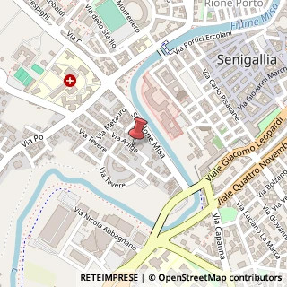 Mappa Via Adige, 33, 60019 Senigallia, Ancona (Marche)