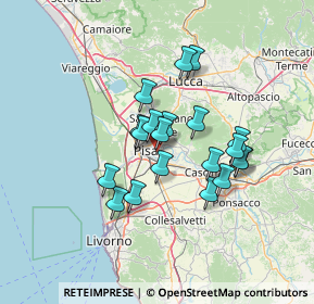 Mappa Via Francesco Pardi, 56124 Pisa PI, Italia (10.9715)