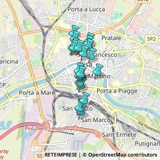Mappa Via Giovanni Pascoli, 56127 Pisa PI, Italia (0.628)
