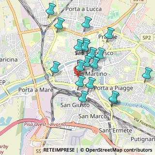 Mappa Via Giovanni Pascoli, 56127 Pisa PI, Italia (0.88211)