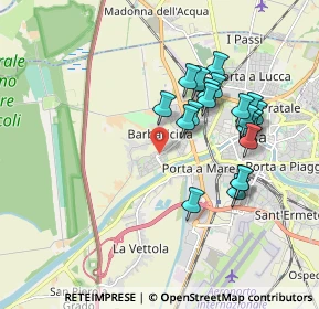 Mappa Via Vincenzo Bellini, 56122 Pisa PI, Italia (1.783)