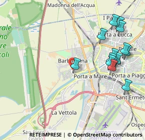 Mappa Via Vincenzo Bellini, 56122 Pisa PI, Italia (2.38923)