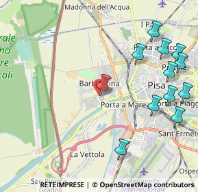 Mappa Via Vincenzo Bellini, 56122 Pisa PI, Italia (2.63)