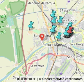 Mappa Via Vincenzo Bellini, 56122 Pisa PI, Italia (2.163)