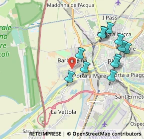 Mappa Via Vincenzo Bellini, 56122 Pisa PI, Italia (2.0375)