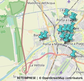 Mappa Via Vincenzo Bellini, 56122 Pisa PI, Italia (2.25438)