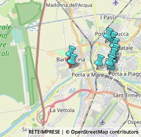 Mappa Via Vincenzo Bellini, 56122 Pisa PI, Italia (1.88727)
