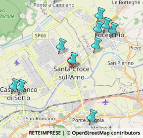 Mappa Via Giuseppe Verdi, 56029 Santa Croce sull'Arno PI, Italia (2.49182)