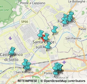 Mappa Via Filippo Corridoni, 56029 Santa Croce sull'Arno PI, Italia (2.56)