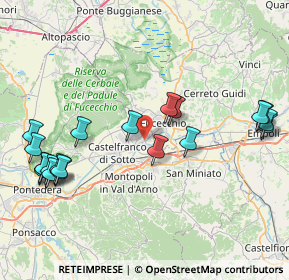 Mappa Via Giuseppe Verdi, 56029 Santa Croce sull'Arno PI, Italia (9.7795)