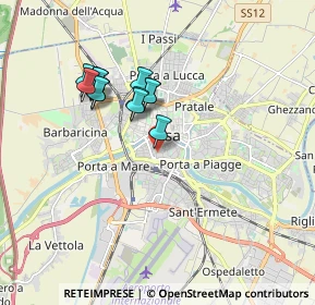 Mappa Via Massimo D'Azeglio, 56125 Pisa PI, Italia (1.54417)