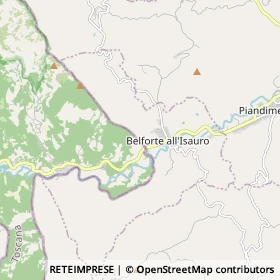 Mappa Belforte all'Isauro