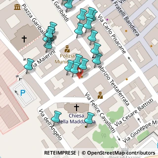 Mappa Via Felice Cavallotti, 60019 Senigallia AN, Italia (0.075)