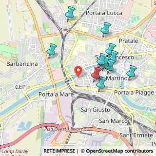Mappa Piazza S. Paolo a Ripa D'Arno, 56125 Pisa PI, Italia (0.97909)