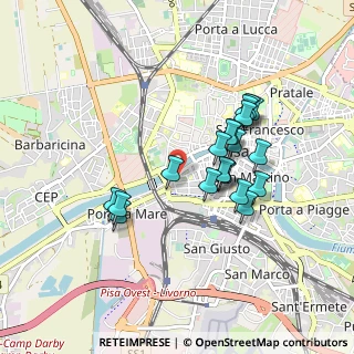 Mappa Piazza S. Paolo a Ripa D'Arno, 56125 Pisa PI, Italia (0.784)
